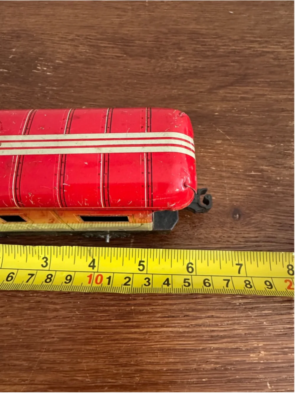 Vintage Marx NYC 20102 Caboose Tin Litho Train Car O Gauge New York Central Red